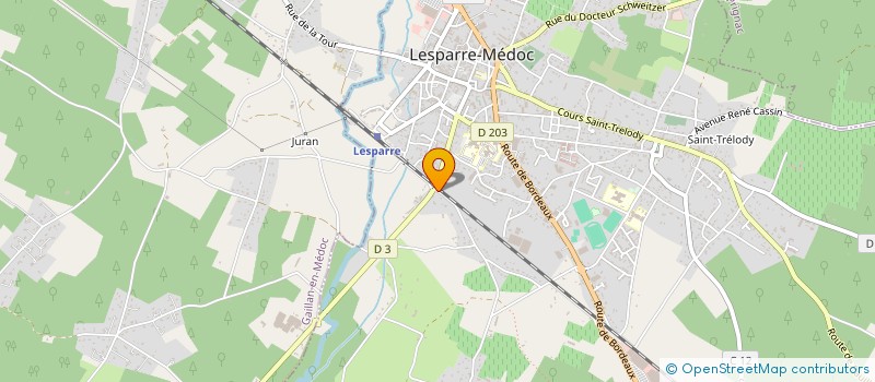 localisation de l'entreprise SCI SPOT OCEAN  LESPARRE-MEDOC