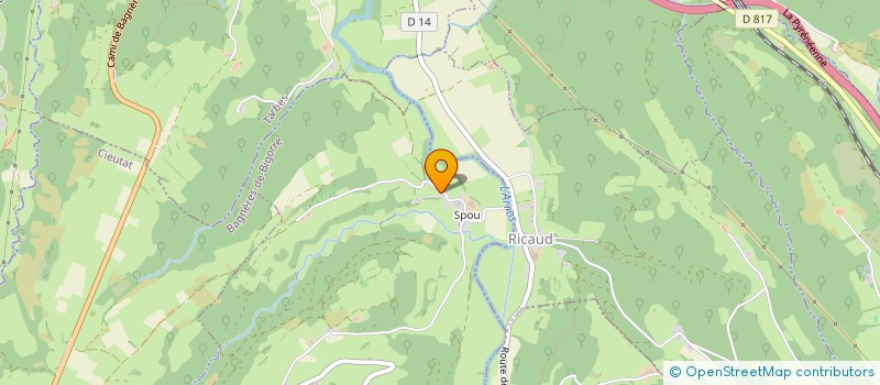 localisation de l'entreprise SCI SPOU  CHELLE-SPOU