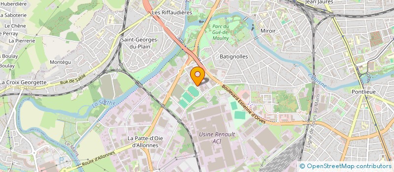 localisation de l'entreprise SCI SPOUTNIK  LE MANS