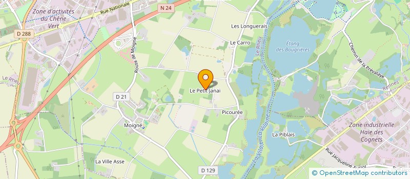 localisation de l'entreprise SCI SPQ  LE RHEU