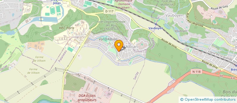 localisation de l'entreprise SCI SPQL VERSAILLES  SACLAY