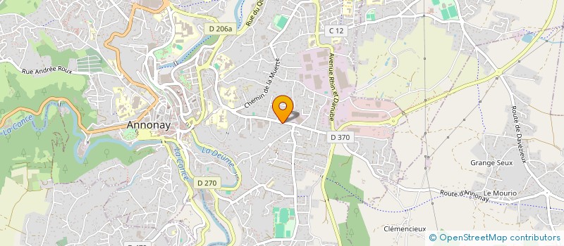 localisation de l'entreprise SCI SPRAT à ANNONAY