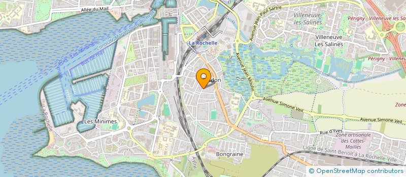 localisation de l'entreprise SCI SPRIET ATLANTIQUE  LA ROCHELLE
