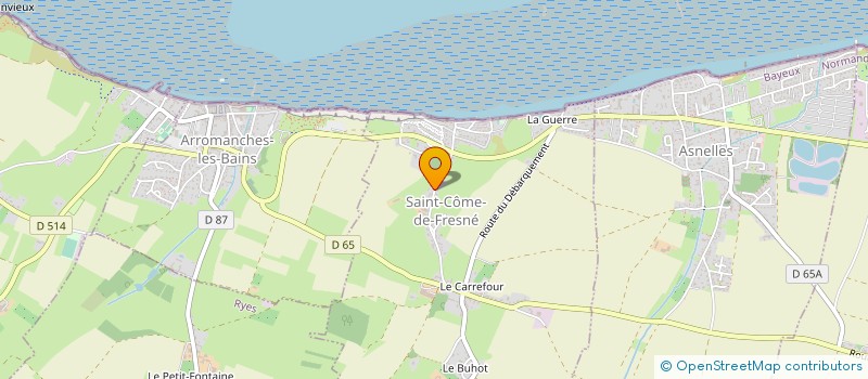 localisation de l'entreprise SCI SPRIET-MESTREIT  SAINT-COME-DE-FRESNE