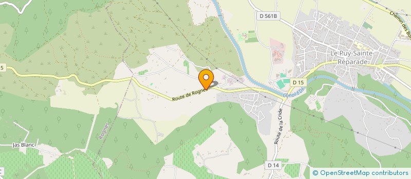 localisation de l'entreprise SCI SPRIMMO  LE PUY-SAINTE-REPARADE