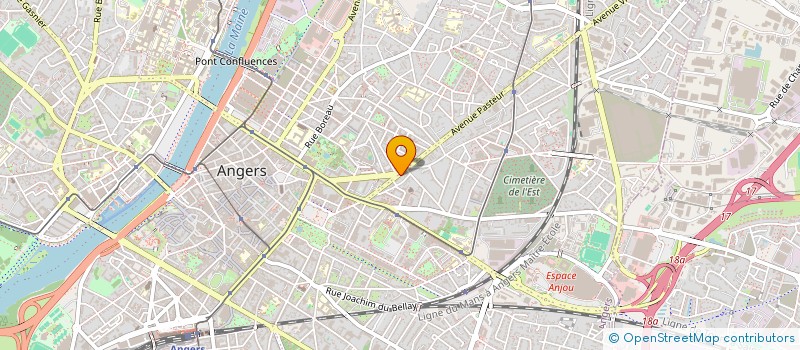 localisation de l'entreprise SCI SPRING à ANGERS