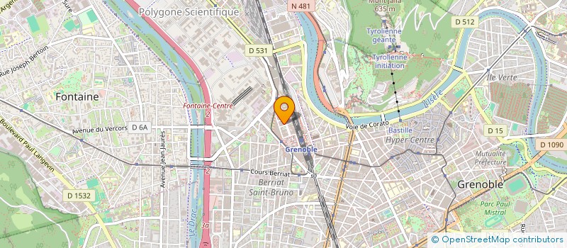 localisation de l'entreprise SCI SPRING'S RIVER  GRENOBLE