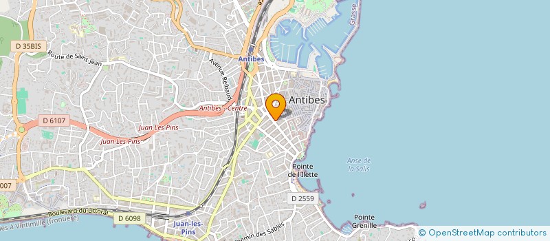 localisation de l'entreprise SCI SPRINGER à ANTIBES