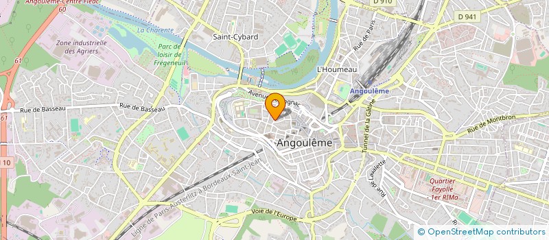 localisation de l'entreprise SCI SPRITZ à ANGOULEME