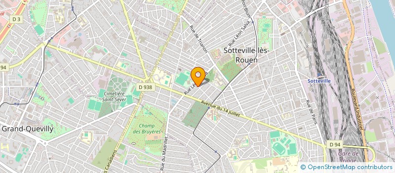 localisation de l'entreprise SCI SPRUYT  SOTTEVILLE-LES-ROUEN