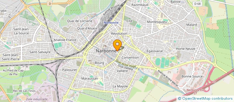 localisation de l'entreprise SCI SPRY à NARBONNE