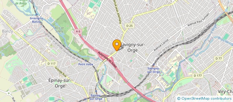 localisation de l'entreprise SCI SPSP  SAVIGNY-SUR-ORGE