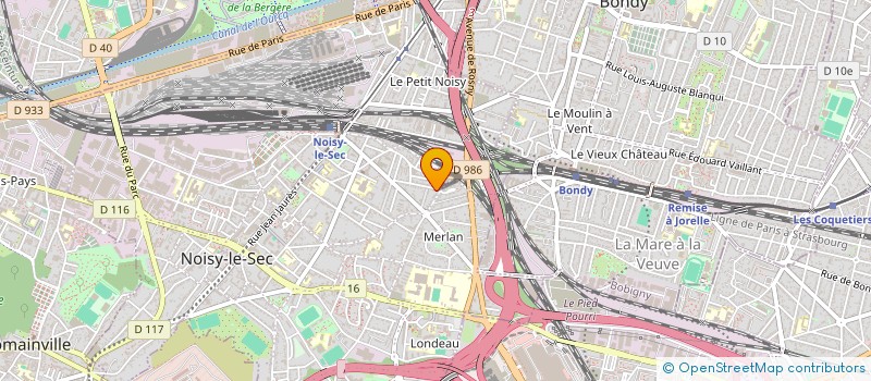 localisation de l'entreprise SCI SPY à NOISY-LE-SEC