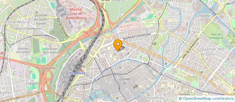 localisation de l'entreprise SCI SPYDER  STRASBOURG