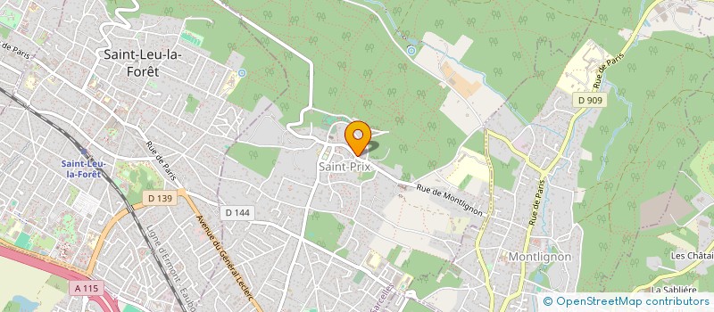 localisation de l'entreprise SCI SPYLAG à SAINT-PRIX