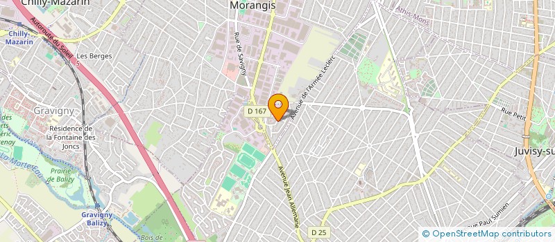 localisation de l'entreprise SCI SQM à MORANGIS