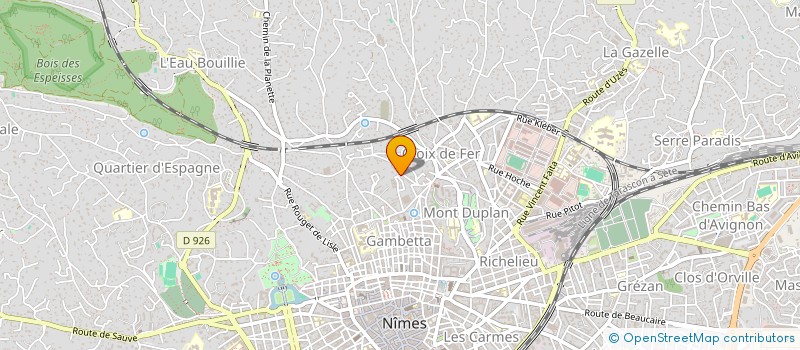 localisation de l'entreprise SCI SQUADRA  NIMES