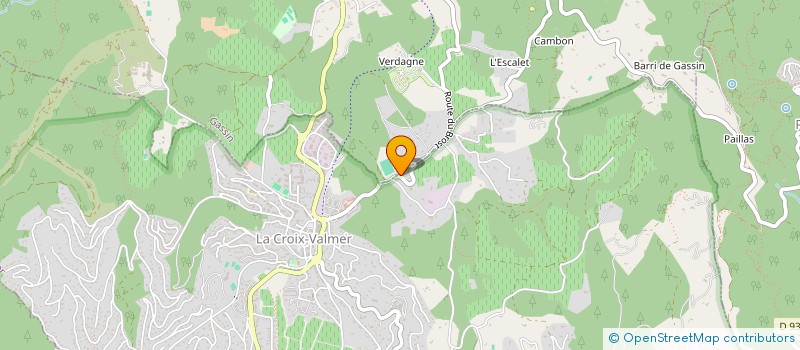 localisation de l'entreprise SCI SQUALE  LA CROIX-VALMER