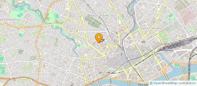 localisation de l'entreprise SCI SQUARE 19BIS DESHOULIERES à NANTES