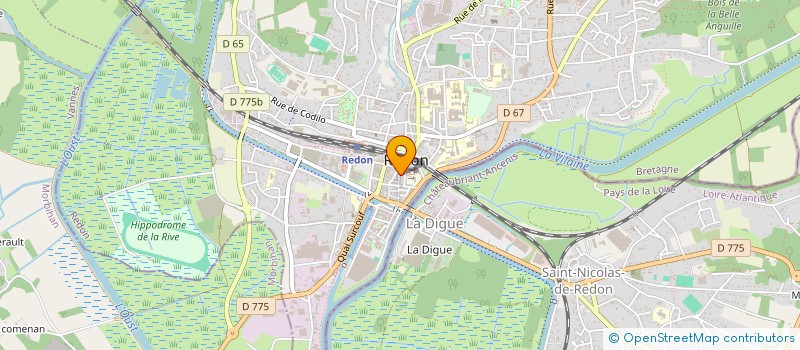 localisation de l'entreprise SCI SQUARE  REDON