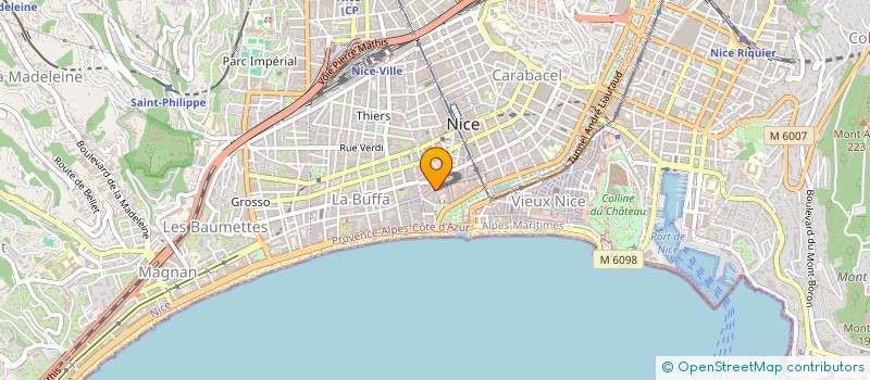 localisation de l'entreprise SCI SQUARE INVEST  NICE