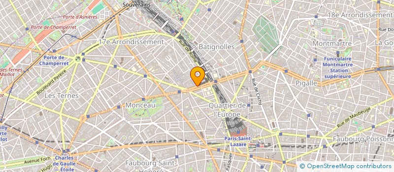 localisation de l'entreprise SCI SQUARE MONCEAU  PARIS