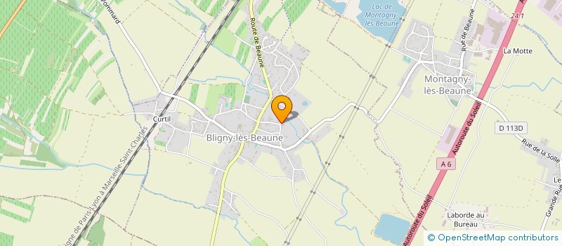 localisation de l'entreprise SCI SQUARE SAINT CHARLES  BLIGNY-LES-BEAUNE