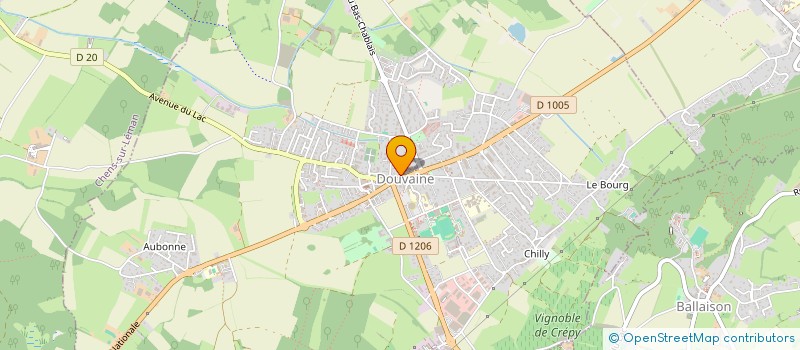 localisation de l'entreprise SCI SQUDRA  DOUVAINE