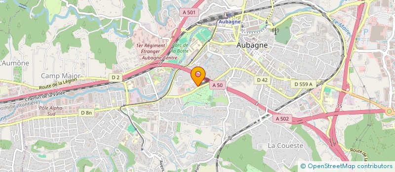 localisation de l'entreprise SCI SQUIRREL à AUBAGNE