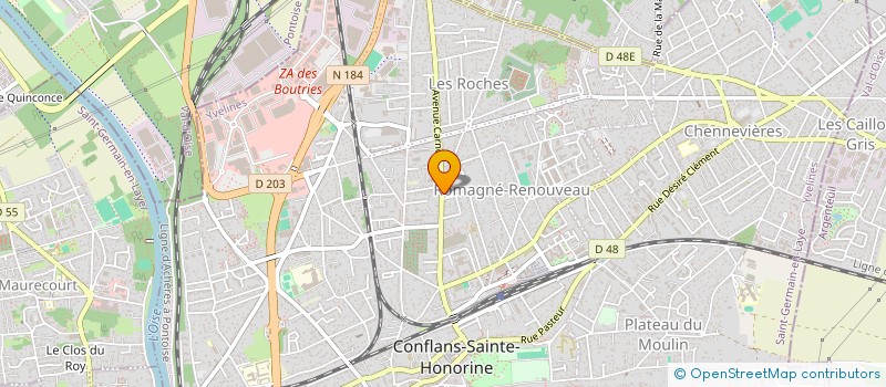 localisation de l'entreprise SCI SQUIRREL TEAM COMPAGNIE  CONFLANS-SAINTE-HONORINE