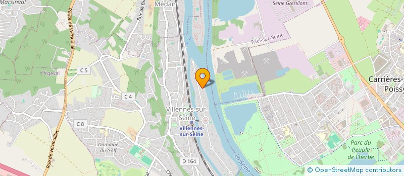 localisation de l'entreprise SCI SR 348  VILLENNES-SUR-SEINE