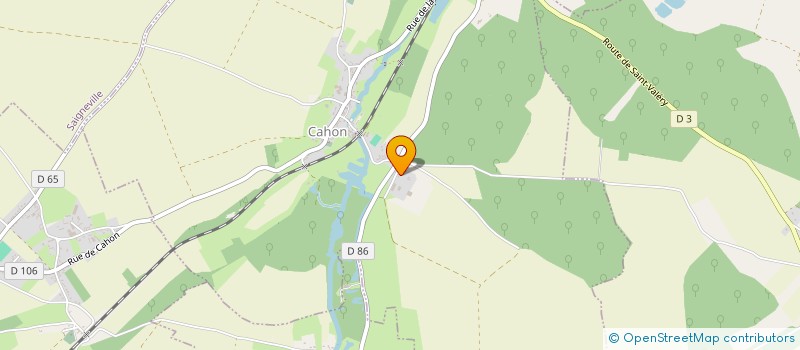 localisation de l'entreprise SCI SR  CAHON