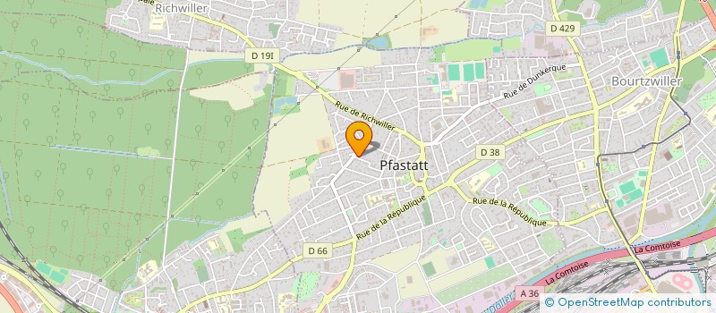 localisation de l'entreprise SCI SR 68  RICHWILLER