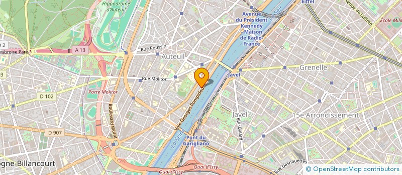 localisation de l'entreprise SCI SR à BOULOGNE-BILLANCOURT