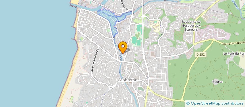 localisation de l'entreprise SCI SR à CAPBRETON