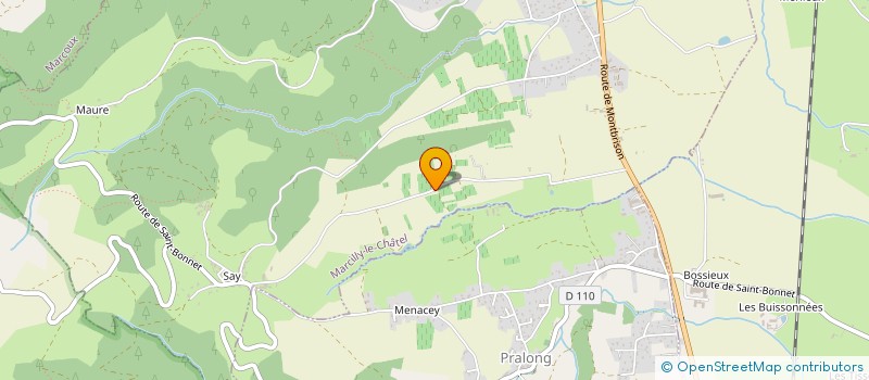 localisation de l'entreprise SCI SR EMIELO  MARCILLY-LE-CHATEL