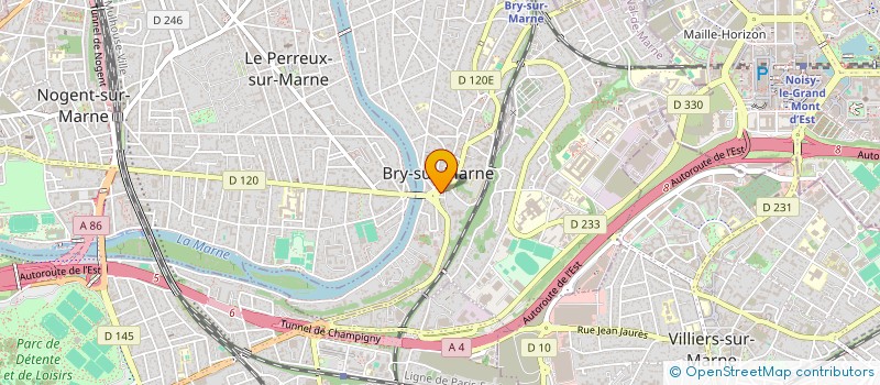 localisation de l'entreprise SCI SR IMMOBILIARE à BRY-SUR-MARNE