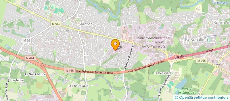 localisation de l'entreprise SCI SR LA CONRAIE à SAUTRON