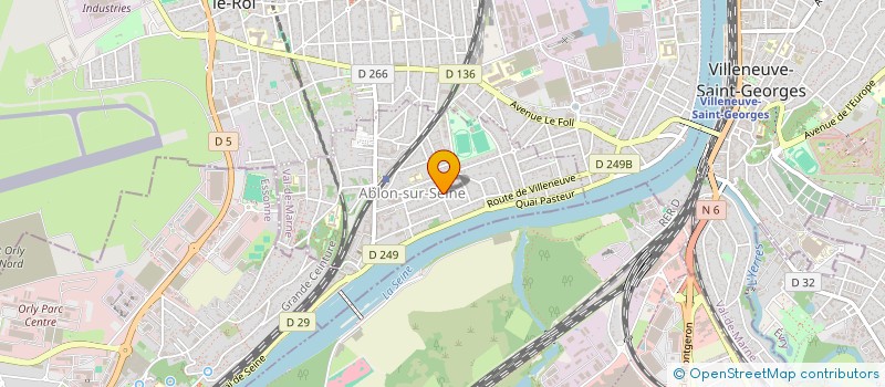 localisation de l'entreprise SCI SR22  ABLON-SUR-SEINE