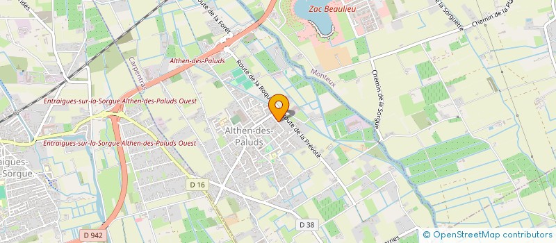 localisation de l'entreprise SCI SR3L  ALTHEN-DES-PALUDS