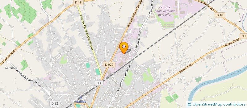 localisation de l'entreprise SCI SRA IMMO à GAILLAC