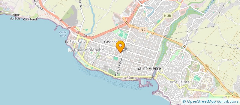 localisation de l'entreprise SCI SRAM à SAINT-PIERRE