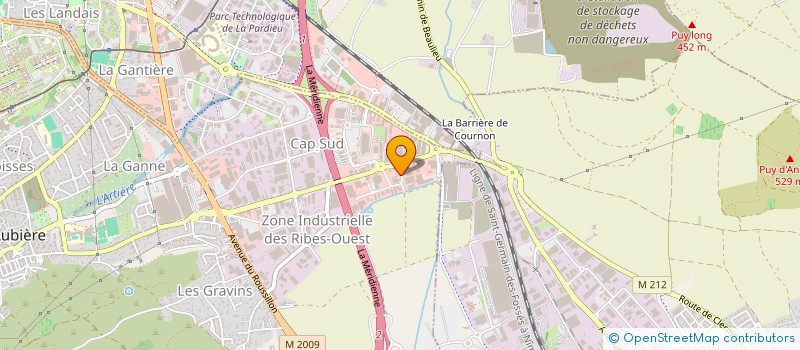 localisation de l'entreprise SCI SRB  AUBIERE