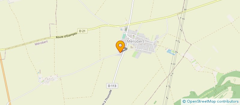 localisation de l'entreprise SCI SRBI  MEROBERT