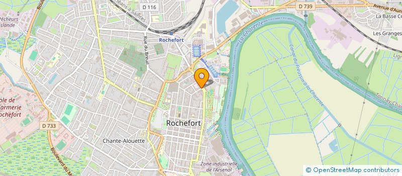 localisation de l'entreprise SCI SRCB  ROCHEFORT