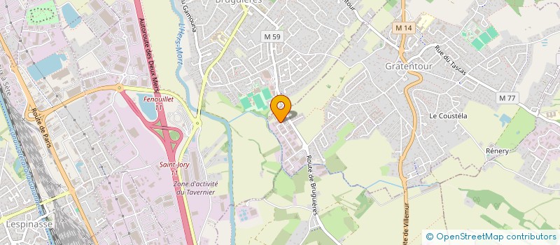 localisation de l'entreprise SCI SRD  GRATENTOUR