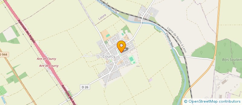 localisation de l'entreprise SCI SRD  COURCY