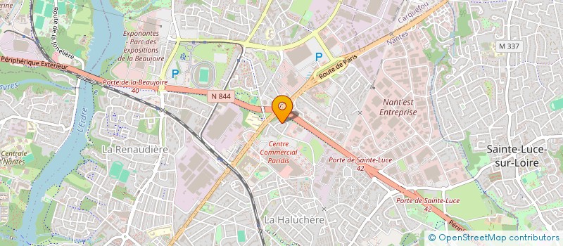 localisation de l'entreprise SCI SRD  NANTES