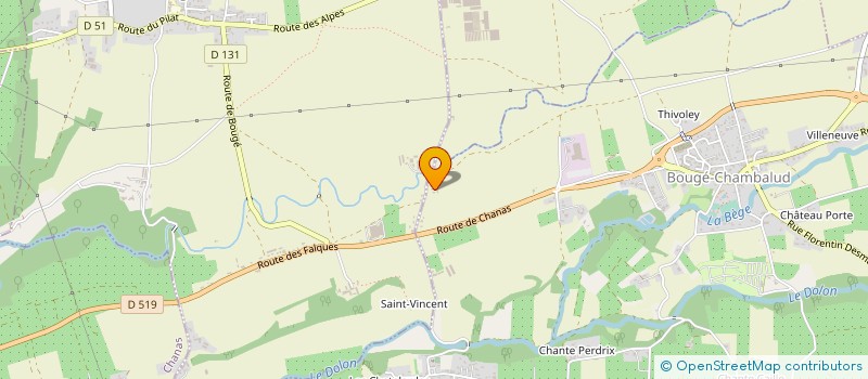 localisation de l'entreprise SCI SRD  BOUGE-CHAMBALUD