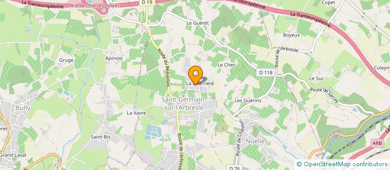 localisation de l'entreprise SCI SRDP  SAINT-GERMAIN-NUELLES